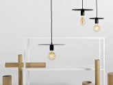 Lampa wisząca SKIVA L - czarny