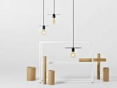 Lampa wisząca SKIVA L - czarny