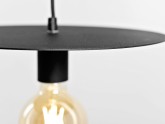 Lampa wisząca SKIVA L - czarny