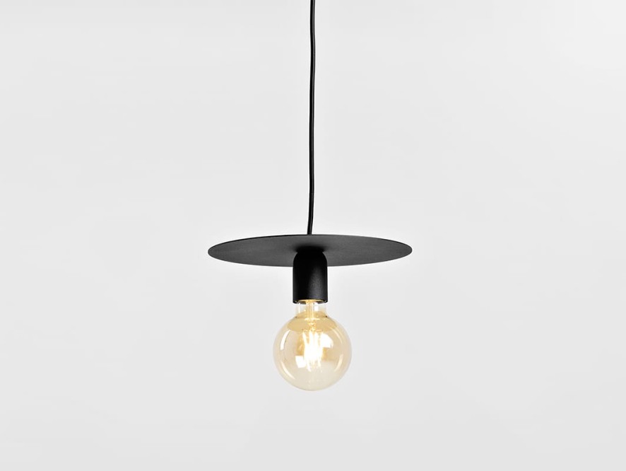 Lampa wisząca SKIVA M - czarny