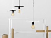 Lampa wisząca SKIVA M - czarny
