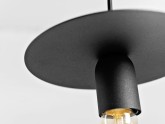 Lampa wisząca SKIVA M - czarny