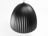 Lampa wisząca PLISSART L - czarny/miedź