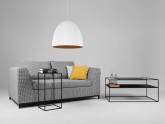 Lampa wisząca PLISSART M - biały/miedź