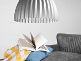 Lampa wisząca PLISSART M - srebrny