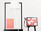 Lampa podłogowa SHADE FLOOR - klosz biały, biały