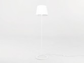 Lampa podłogowa SHADE FLOOR - klosz biały, biały