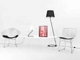 Lampa podłogowa SHADE FLOOR - klosz czarny, czarny