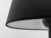 Lampa podłogowa SHADE FLOOR - klosz czarny, czarny
