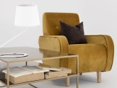 Lampa stołowa SHADE TABLE - klosz biały, czarny