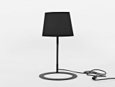Lampa stołowa SHADE TABLE - klosz czarny, czarny