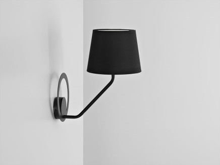 Lampa ścienna SHADE WALL - klosz czarny