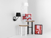 Lampa ścienna SHADE WALL - klosz czarny, czarny