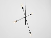 Lampa wisząca TWIGO 4 - czarny