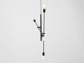 Lampa wisząca TWIGO 4 - czarny