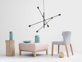 Lampa wisząca TWIGO 6 - czarny